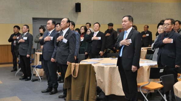 전라북도 주민자치 원로회의는 22일 전라북도 전주시 덕진구 전북여성교육문화센터에서 출범 및 취임식을 개최했다.    사진=이문재 기자