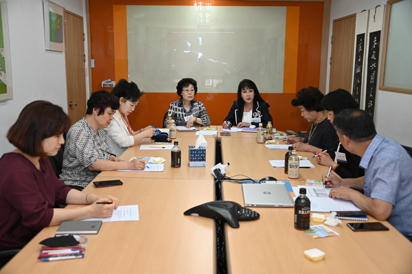 서울시주민자치여성회의는 7월 3일 1차 임원회의를 열고 하반기 주요 사업계획을 논의했다. 사진=이문재 기자