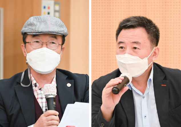 발제 김찬동 충남대 교수(왼쪽), 토론 박상우 수원시정연구원 박사