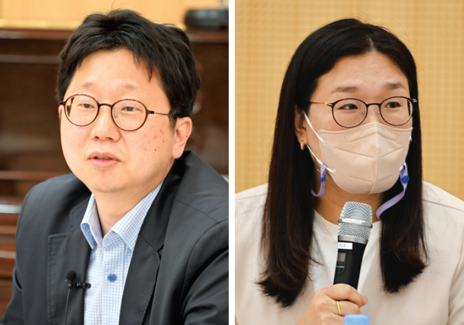 발제 박서현교수(왼쪽), 토론 김자경박사