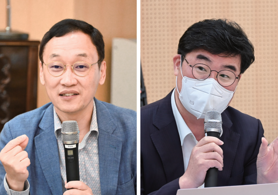발제 최창수 교수(왼쪽),  토론 김영섭 대표