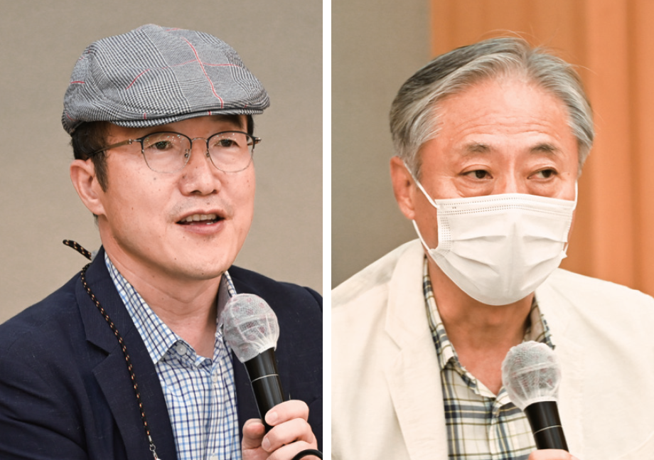 발제 김찬동 교수(왼쪽), 사회 박경하 원장